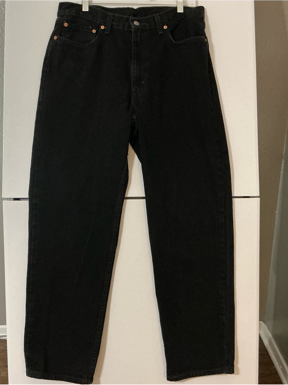 Men's Levi's 550 jeans - Relaxed fit - 36x34 Black  Denim Pants Straight Legs